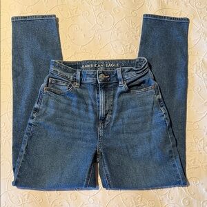 American Eagle Outfitters Classic Denim High Rise Mom Jeans